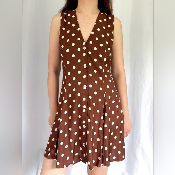 Aubrey Silk Blended Dress - Georgine Dot - Picture 1 of 5